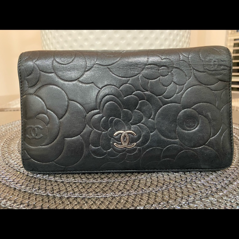 Chanel flower Long wallet